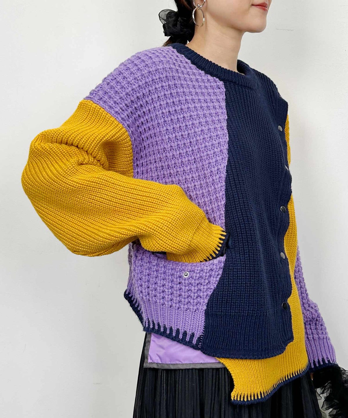 model：H164　着用サイズ：M　イエロー