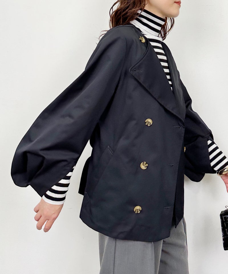 model：H164　着用サイズ：M　ネイビー