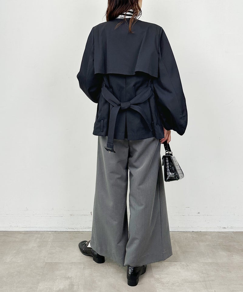 model：H164　着用サイズ：M　ネイビー