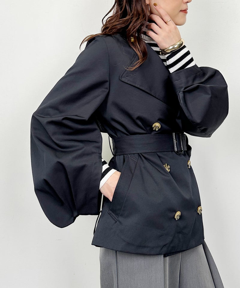 model：H164　着用サイズ：M　ネイビー