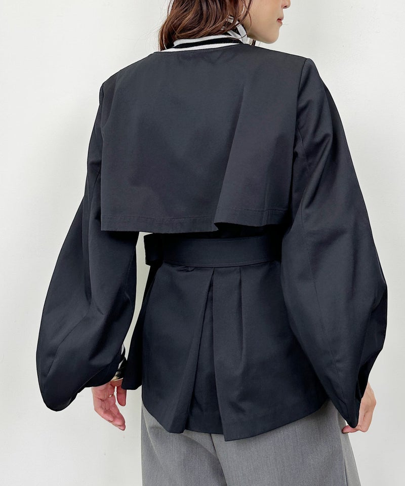 model：H164　着用サイズ：M　ネイビー