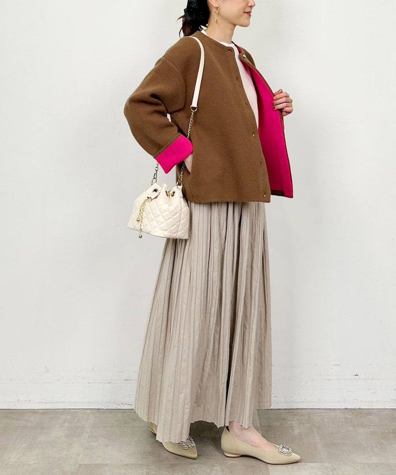 model：H164　着用サイズ：M　ブラウン