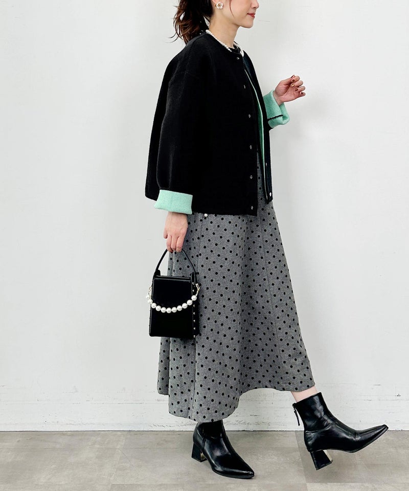 model：H164　着用サイズ：M　ブラック