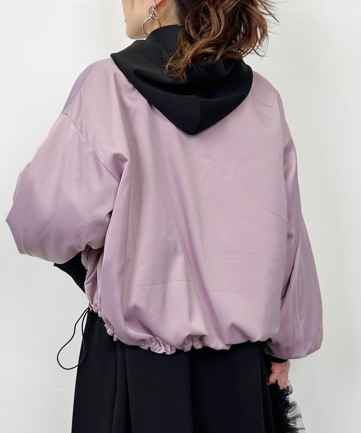 model：H164　着用サイズ：M　ブラック裏側