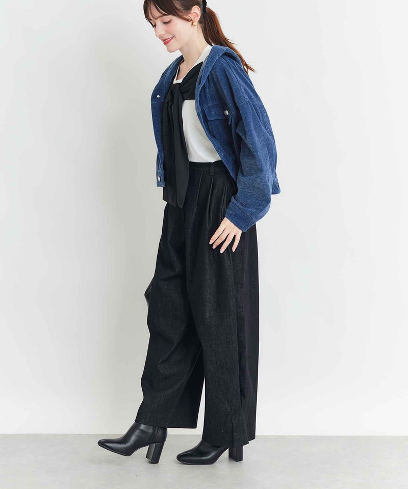 model：H160　着用サイズ：M　ブラック