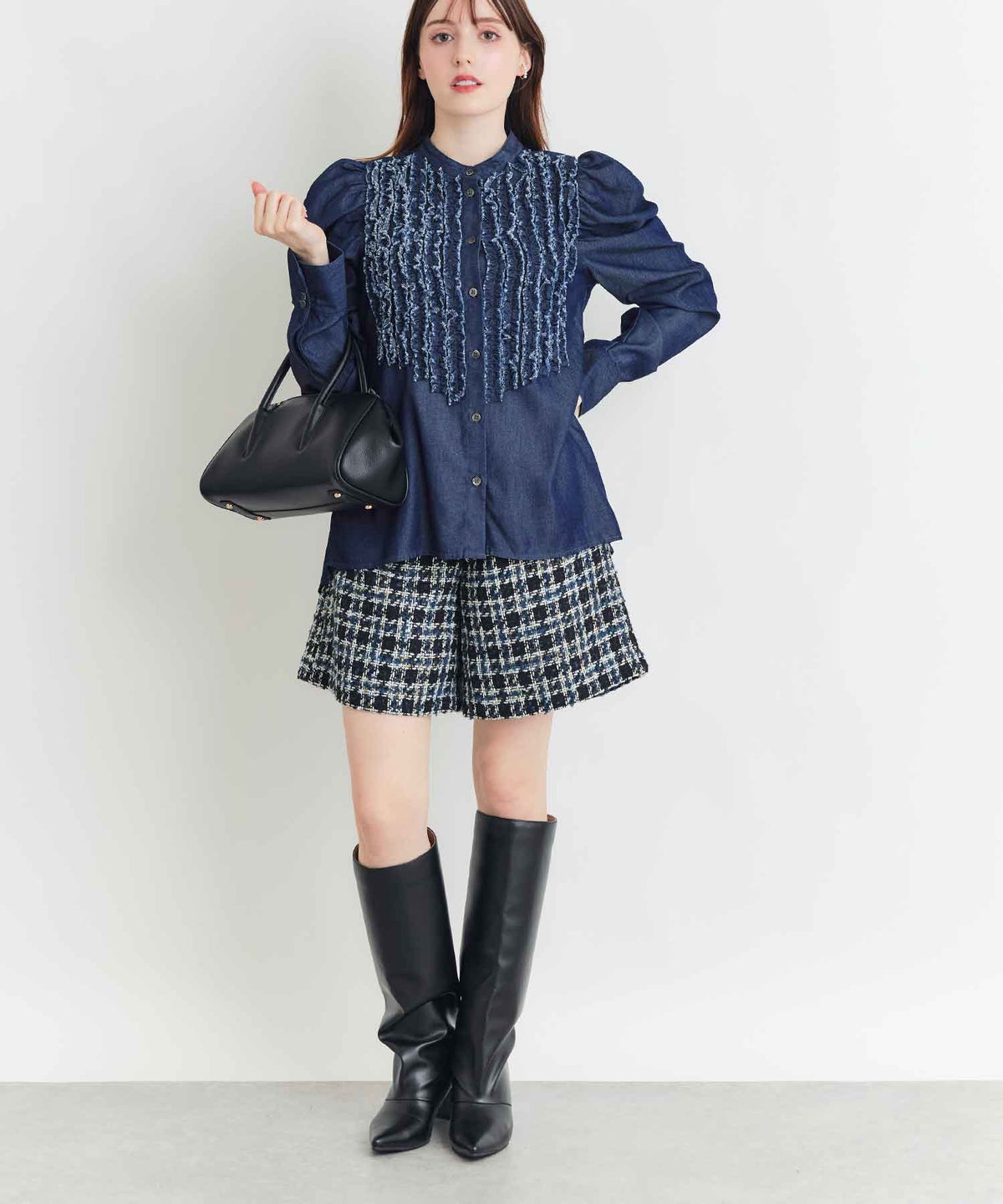 model：H160　着用サイズ：M