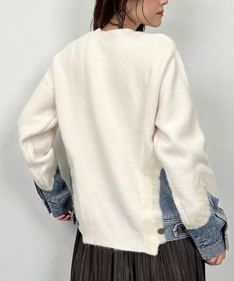 model：H164　着用サイズ：M　アイボリー