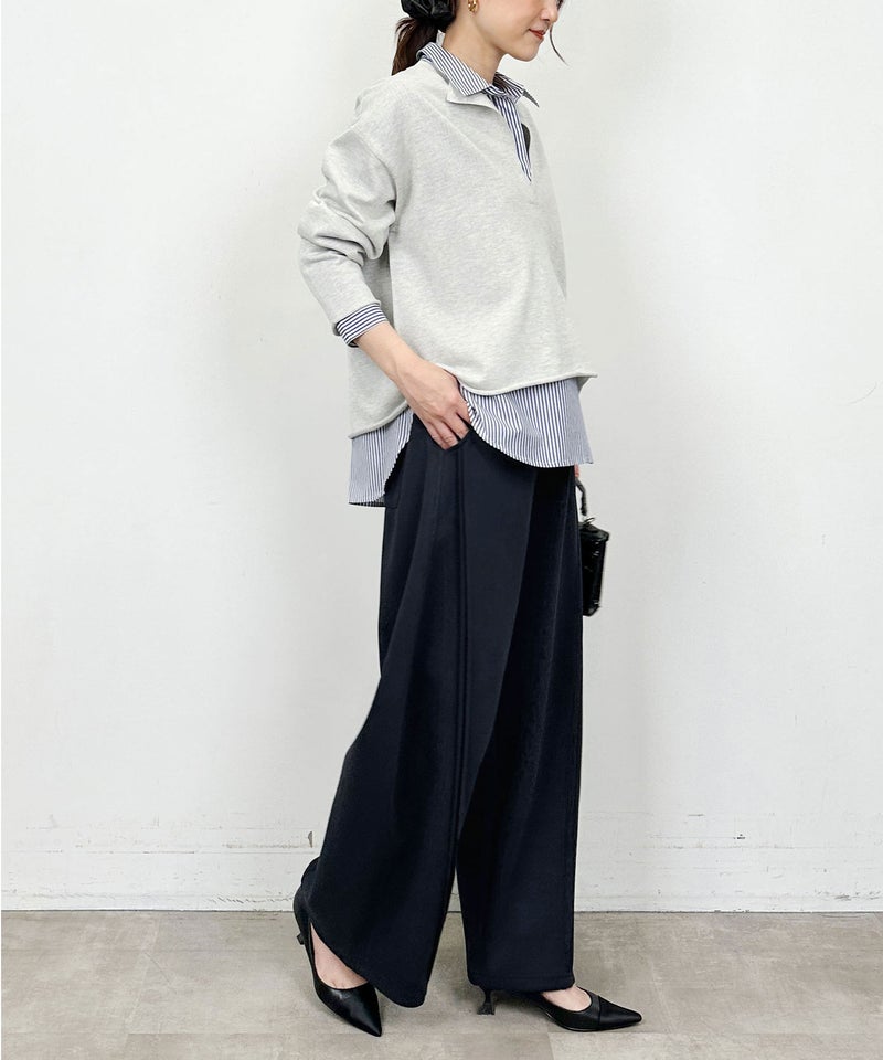 model：H164　着用サイズ：M　ネイビー