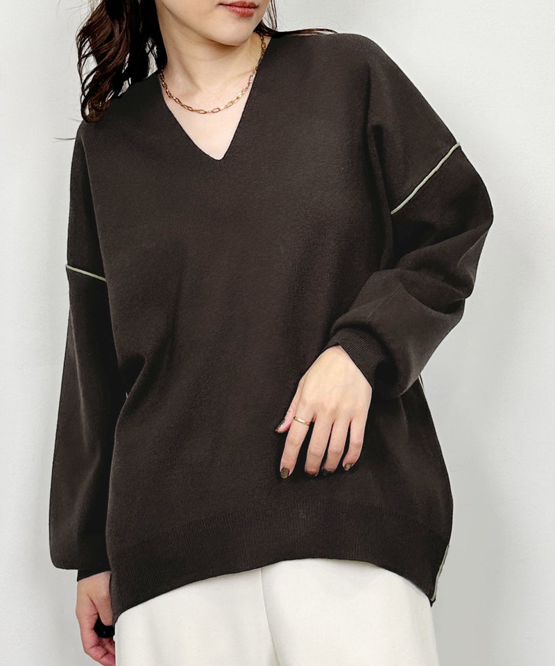model：H164　着用サイズ：M　ブラウン