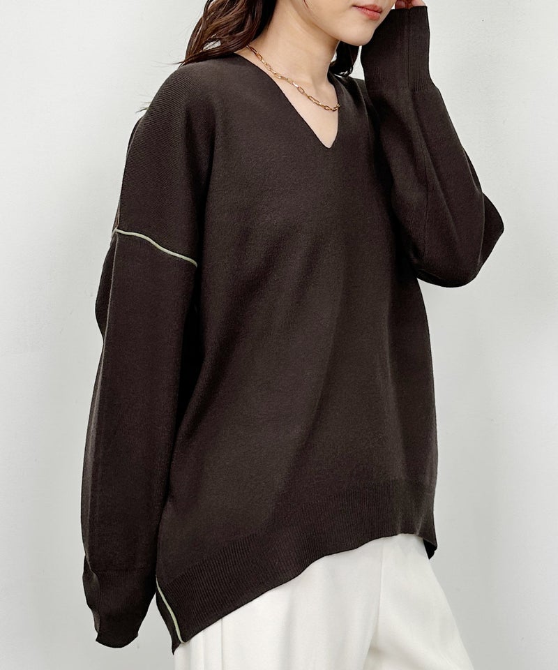 model：H164　着用サイズ：M　ブラウン