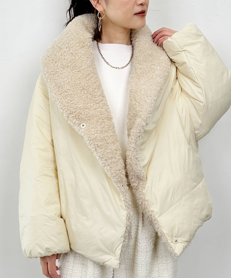 model：H164　着用サイズ：M　アイボリー