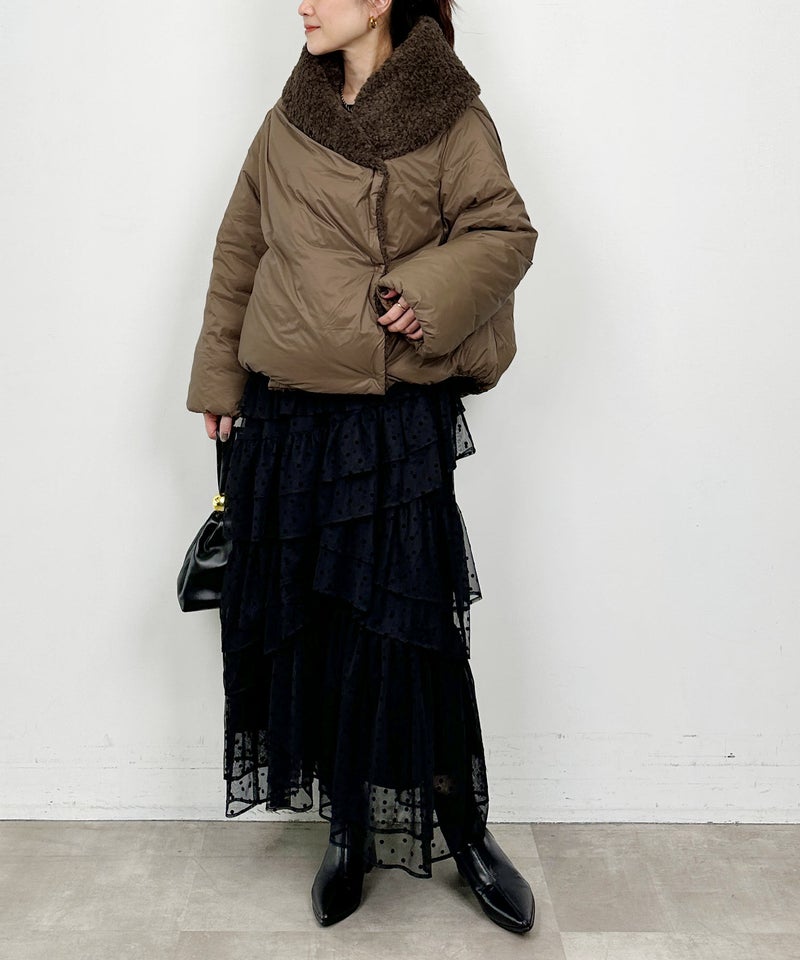 model：H164　着用サイズ：M　ブラウン