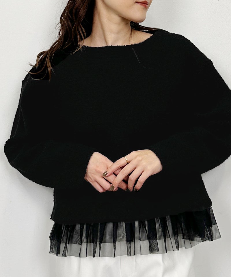 model：H164　着用サイズ：M　ブラック