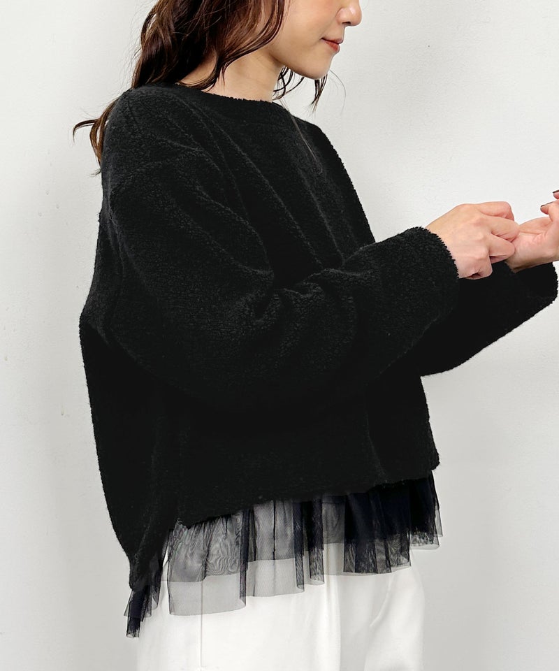 model：H164　着用サイズ：M　ブラック