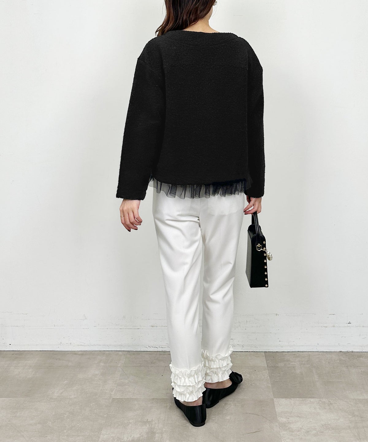 model：H164　着用サイズ：M　ブラック