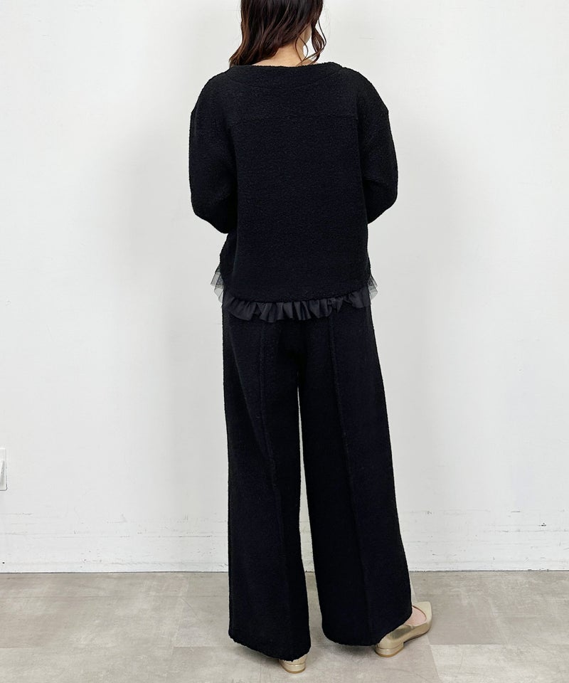 model：H164　着用サイズ：M　ブラック（セットアップ）