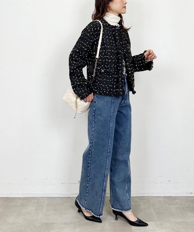 model：H164　着用サイズ：M　ブラック