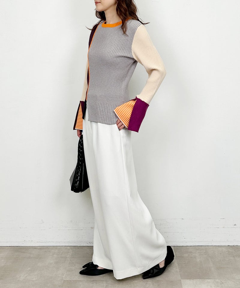 model：H164　着用サイズ：M　ライトグレー