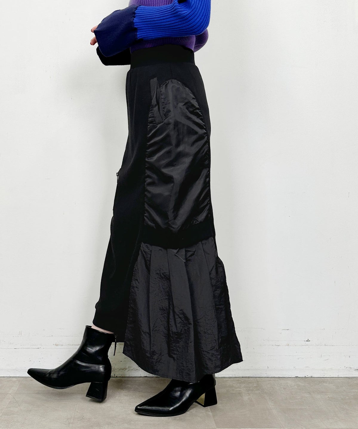 model：H164　着用サイズ：M　ブラック