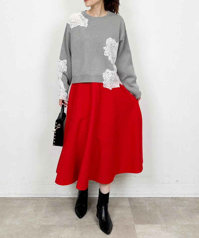 model：H164　着用サイズ：M　グレー