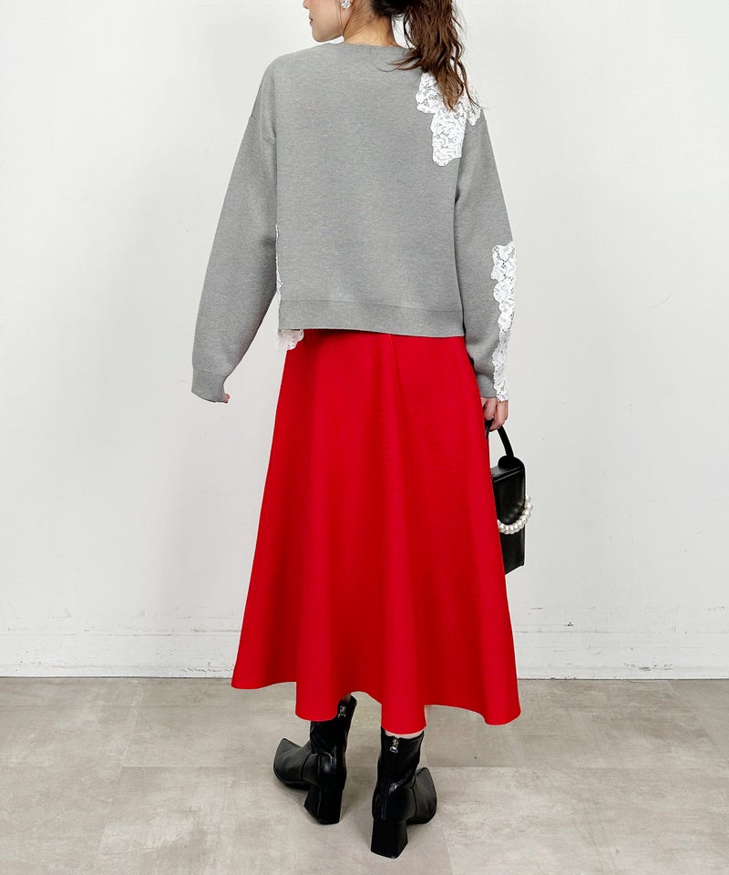 model：H164　着用サイズ：M　グレー