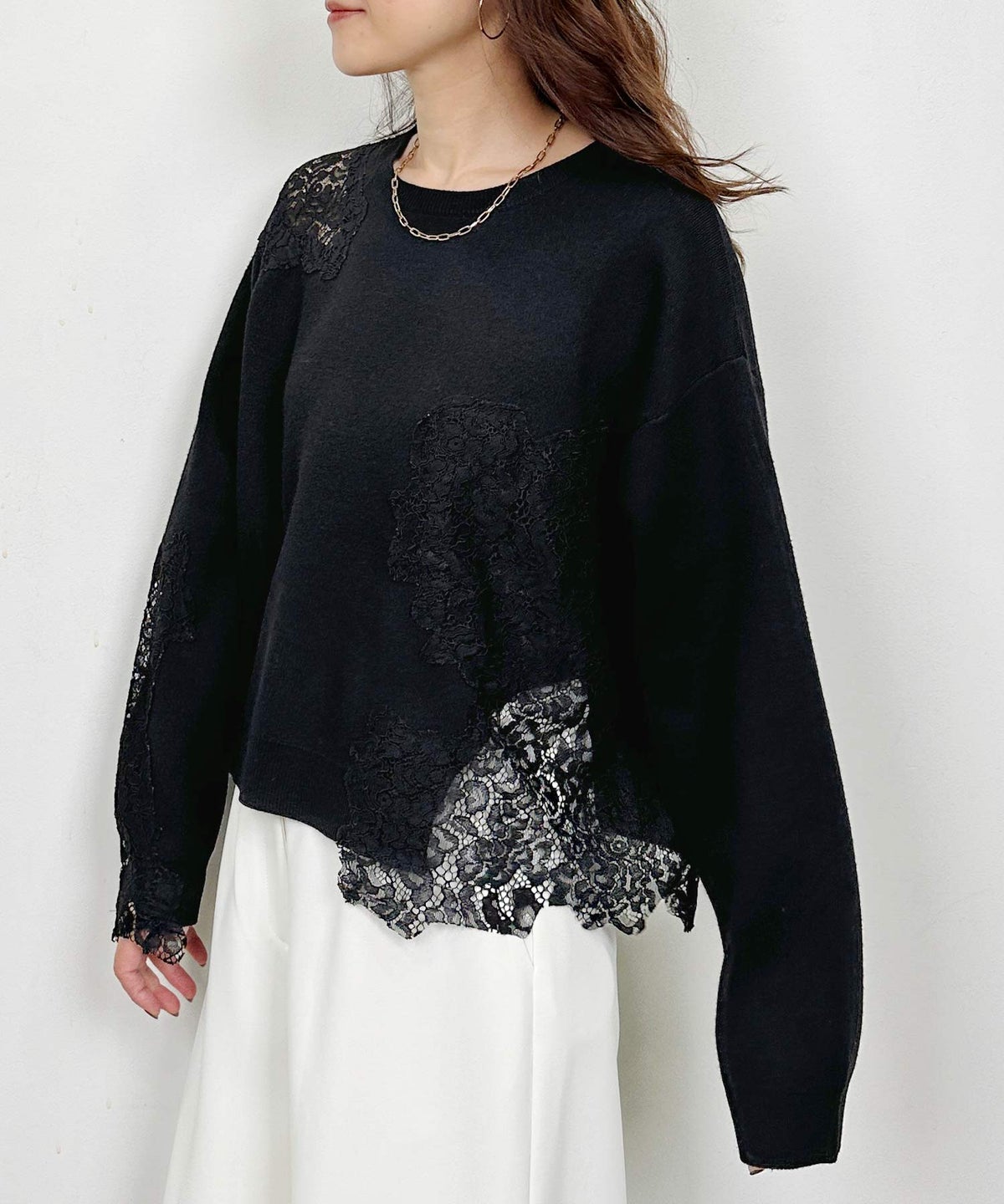 model：H164　着用サイズ：M　ブラック