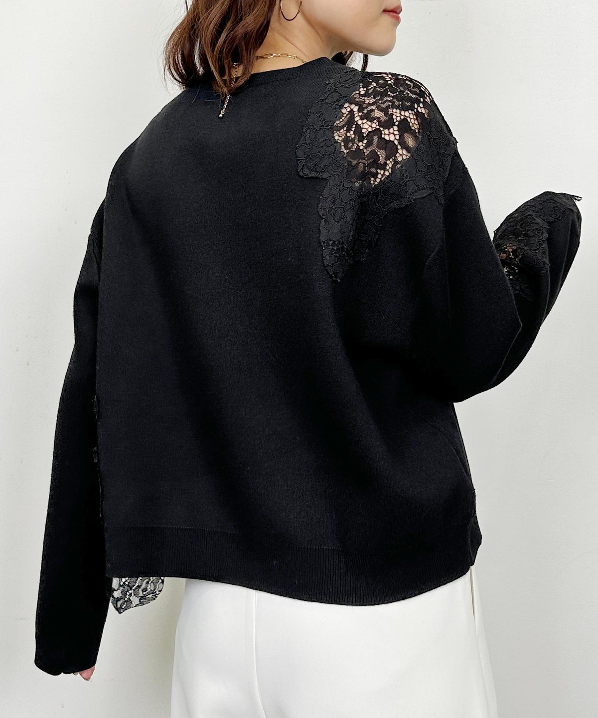 model：H164　着用サイズ：M　ブラック