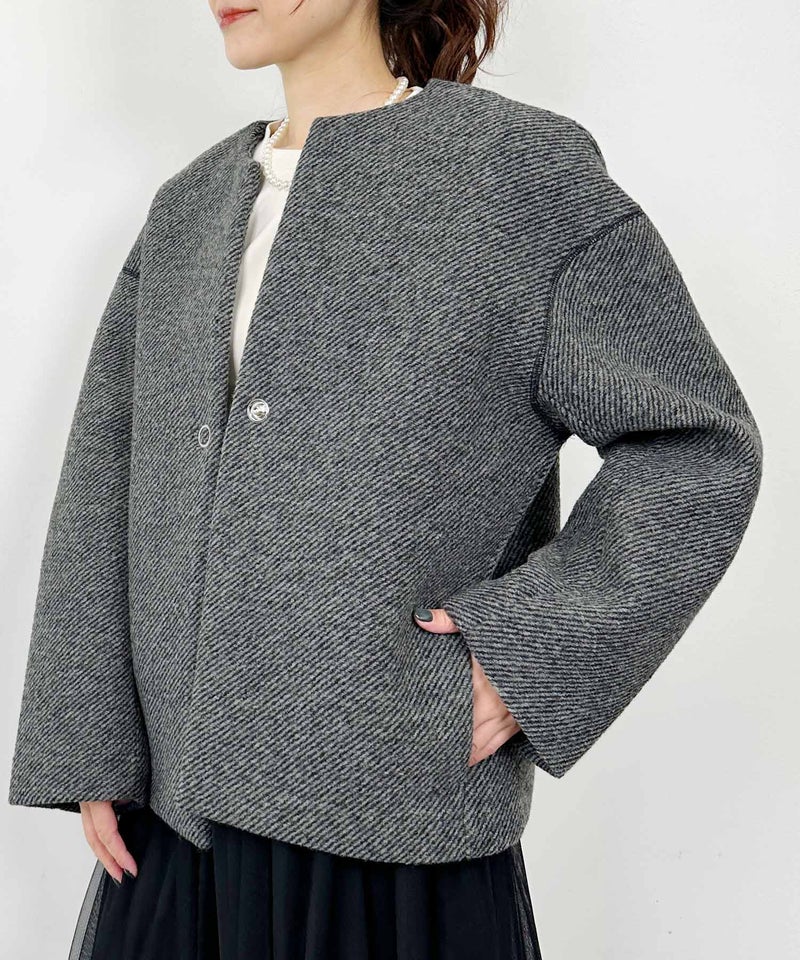 model：H164　着用サイズ：M　ブラック