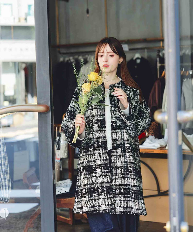 model：H160　着用サイズ：M　襟なしver